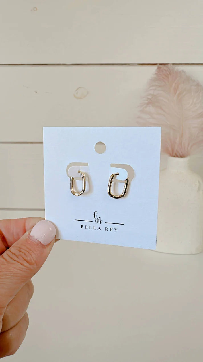 The Brileigh Hoops 18k Gold Plated Earrings